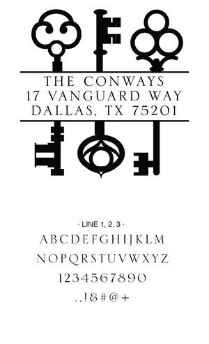 Custom Address Stamp 10004S
