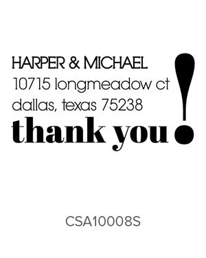 Custom Address Stamp 10008S
