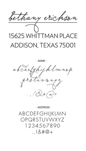 Custom Address Stamp 10009S
