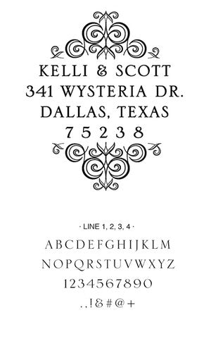Custom Address Stamp 10010S