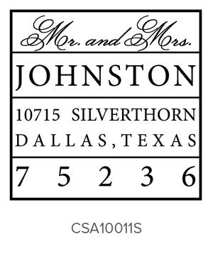 Custom Address Stamp 10011S