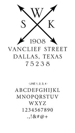 Custom Address Stamp 10012S