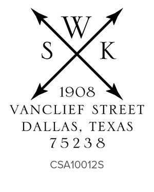 Custom Address Stamp 10012S