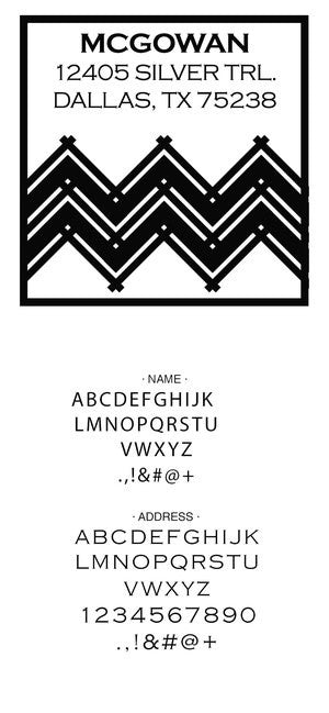 Custom Address Stamp 10014S