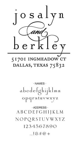 Custom Address Stamp 10018S
