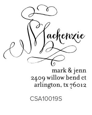 Custom Address Stamp 10019S