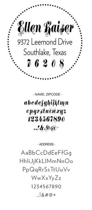 Custom Address Stamp 10020S