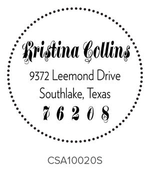 Custom Address Stamp 10020S
