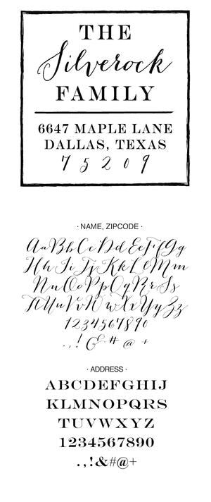 Custom Address Stamp 10021S