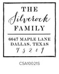 Custom Address Stamp 10021S