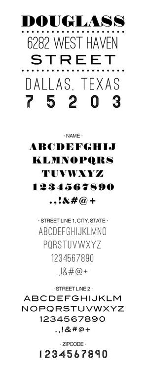 Custom Address Stamp 10022S