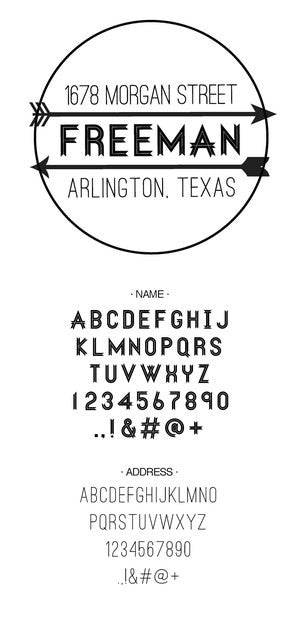 Custom Address Stamp 10023S