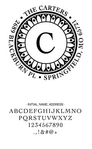 Custom Address Stamp CS3222