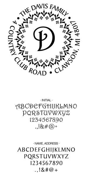 Custom Address Stamp CS3224