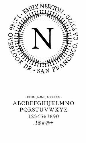 Custom Address Stamp CS3225