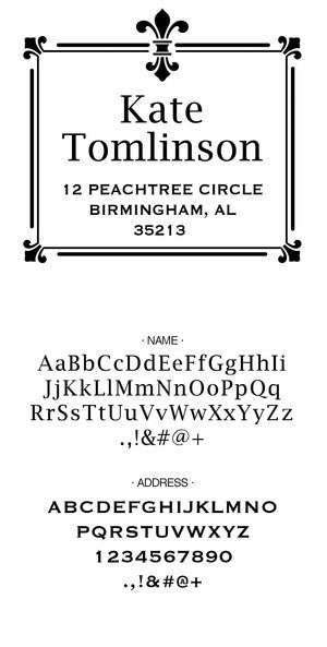 Custom Address Stamp CS3243