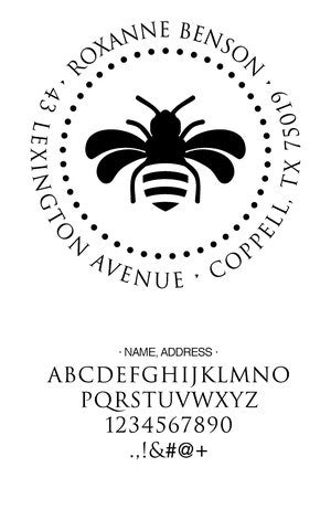 Custom Address Stamp CS3254