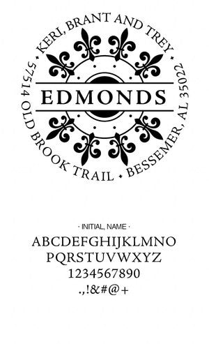 Custom Address Stamp CS3258