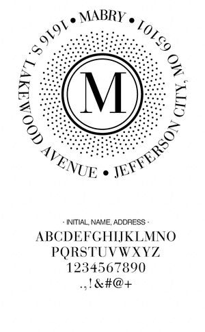 Custom Address Stamp CS3259