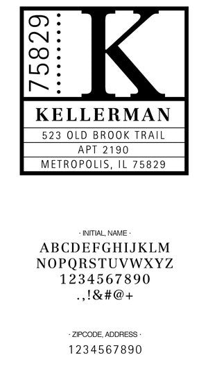 Custom Address Stamp CS3263
