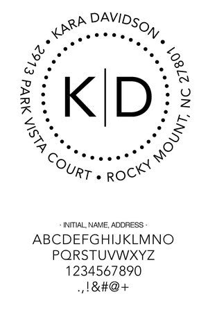 Custom Address Stamp CS3264