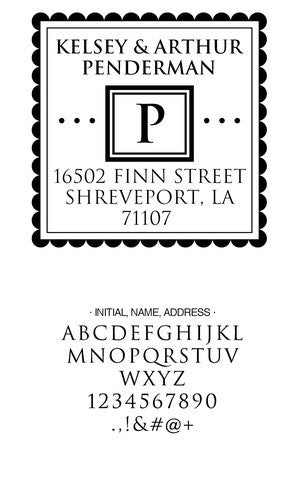 Custom Address Stamp CS3265