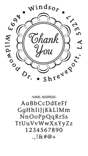 Custom Address Stamp CS3268