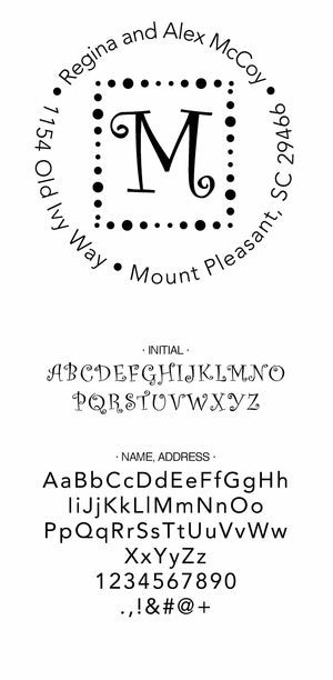 Custom Address Stamp CS3289