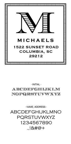 Custom Address Stamp CS3602