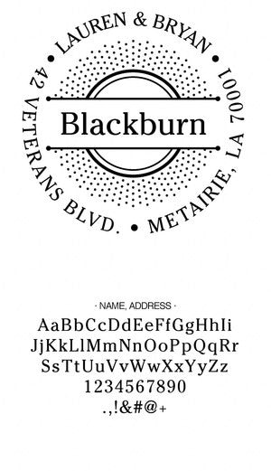 Custom Address Stamp CS3604