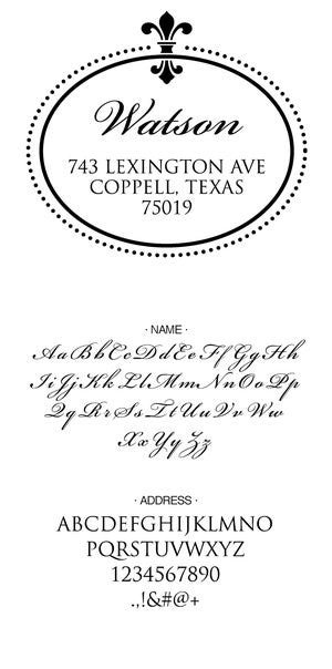Custom Address Stamp CS3606
