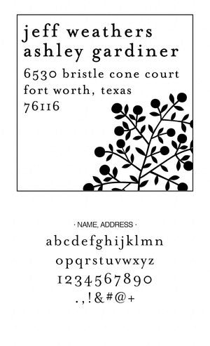 Custom Address Stamp CS3640