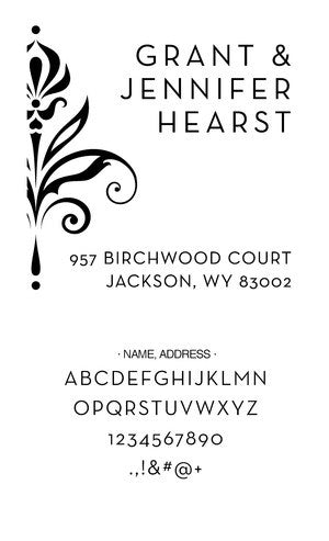 Custom Address Stamp CS3641