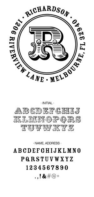 Custom Address Stamp CS3651