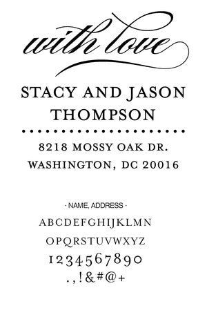 Custom Address Stamp CS3654