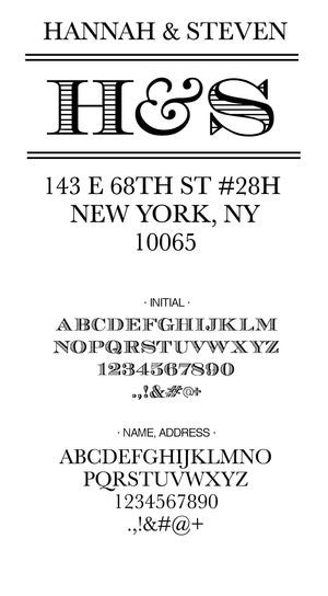 Custom Address Stamp CS3657