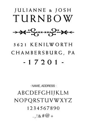 Custom Address Stamp CS3660