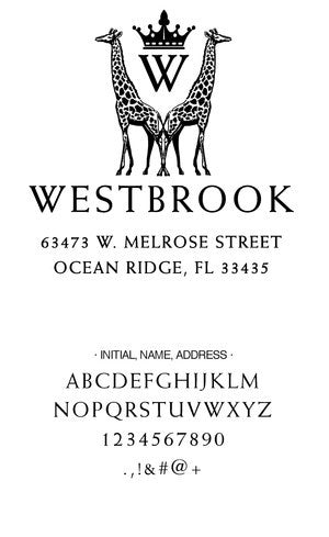 Custom Address Stamp CS3661