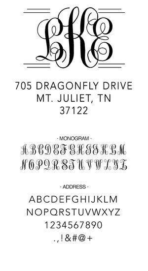 Custom Address Stamp CS3662