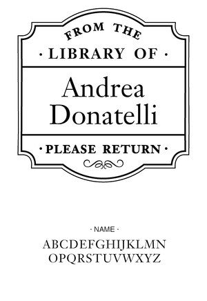 Custom Book Lovers Stamp CS3677