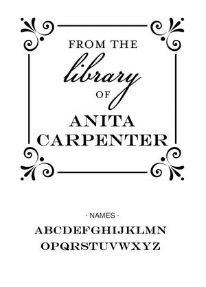 Custom Book Lovers Stamp CS3679