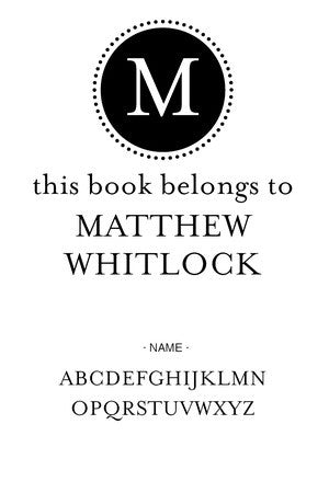 Custom Book Lovers Stamp CS3680