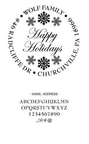Custom Holiday Stamp CS3501