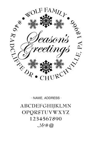 Custom Holiday Stamp CS3501