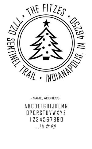 Custom Holiday Stamp CS3513