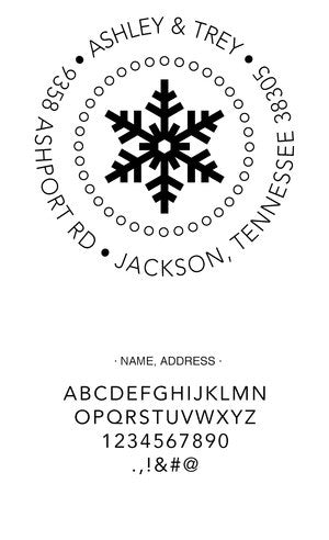 Custom Holiday Stamp CS3518