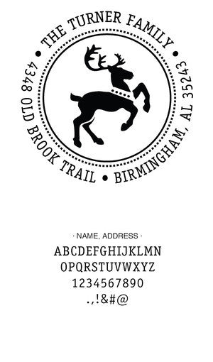 Custom Holiday Stamp CS3519