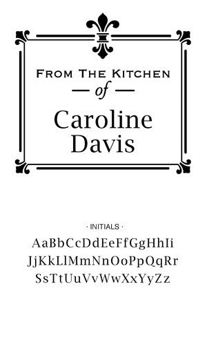 Custom Kitchen + Craft Stamp CS3232