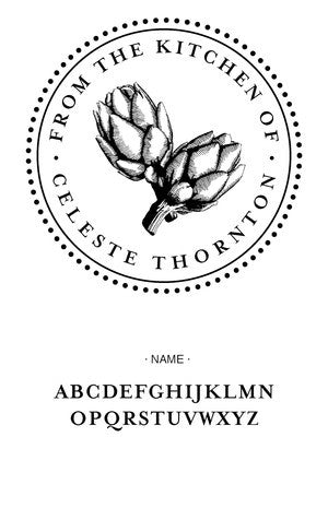 Custom Kitchen + Craft Stamp CS3690