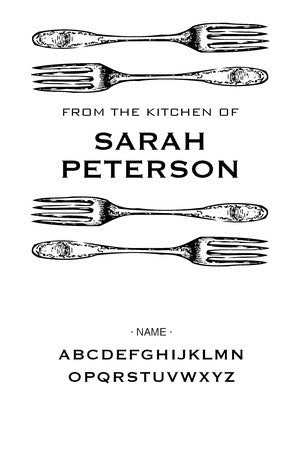 Custom Kitchen + Craft Stamp CS3691